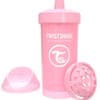 Twistshake otroška steklenica, 360 ml, 12+m, roza