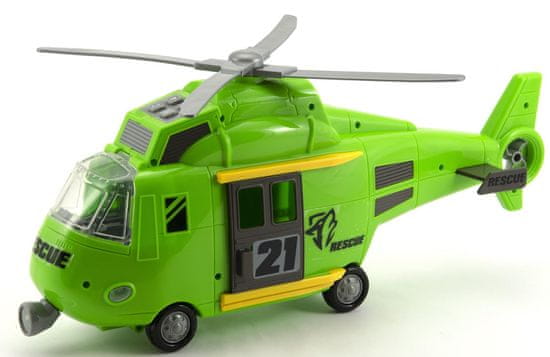 Teddies Helikopter s svetlobo in zvokom, 44 cm