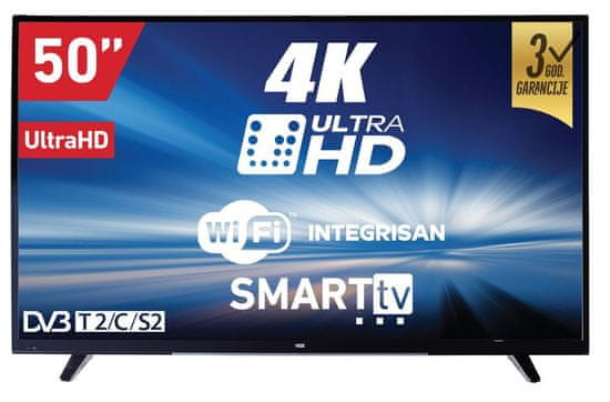 VOX electronics 4K LED televizor 50DSW293V, Smart TV
