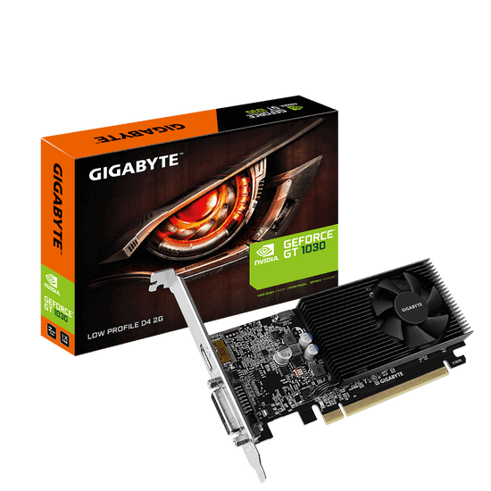 Gigabyte GT 1030 Low Profile D4 2G grafična kartica, 2 GB DDR4 (GV-N1030D4-2GL)