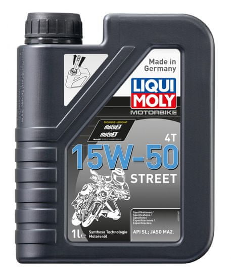 Liqui Moly motorno olje MOTORBIKE 4T 15W50 STREET, 1L