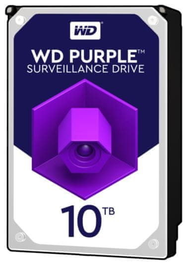 Western Digital trdi disk Purple 10 TB, 8.89 cm (3,5"), SATA 6 Gb/s, 5400, 128 MB