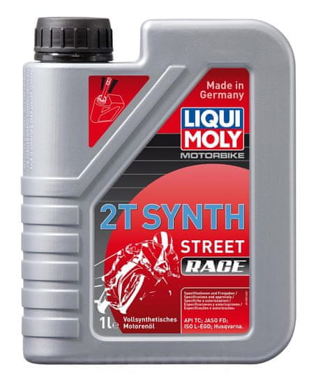 Liqui Moly motorno olje MOTORBIKE 2T SYNTHETIC STREET RACE, 1L