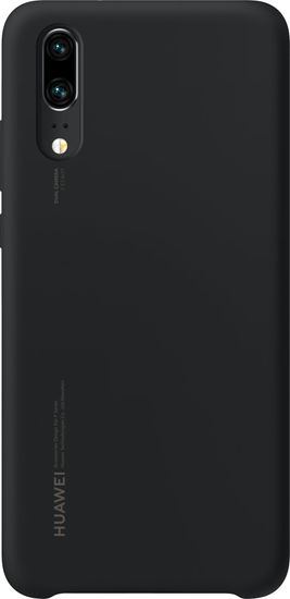 Huawei silikonski ovitek za Huawei P20, črn