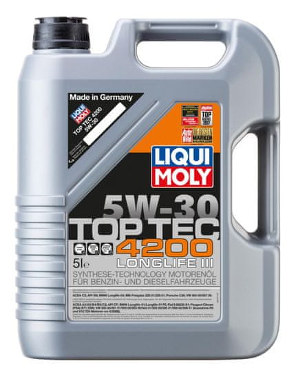 Liqui Moly motorno olje LM TOP TEC 4200 5W30, 5L
