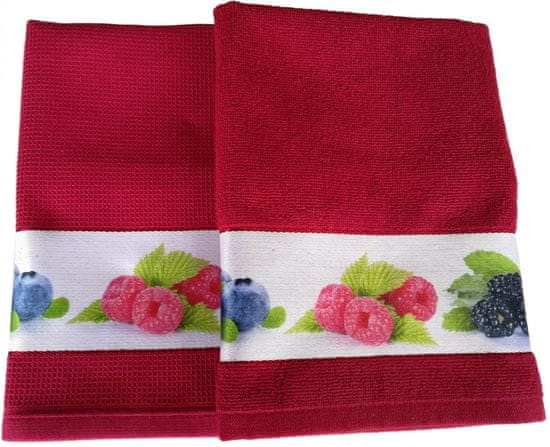 Framsohn set kuhinjskih brisač in krp Berries