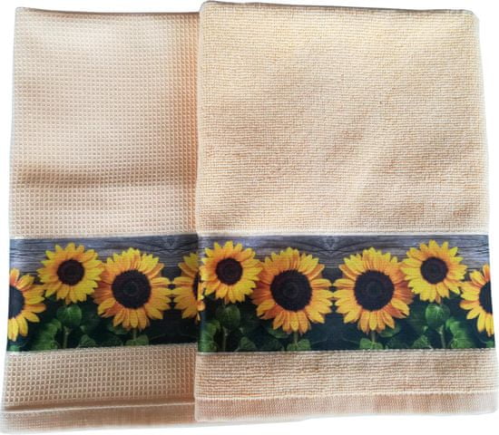 Framsohn set kuhinjskih brisač in krp Sunflowers