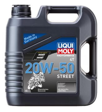 Liqui Moly motorno olje MOTORBIKE 4T 20W50 STREET, 4L