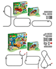 LEGO DUPLO 10872 Dodatki za vlak - most in tirnice