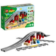 LEGO DUPLO Town 10872 Dodatki za vlak - most in tirnice