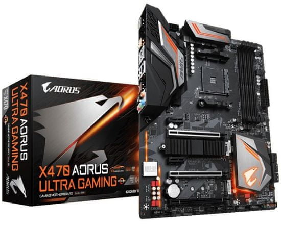 Gigabyte matična plošča X470 AORUS Ultra Gaming, AM4, ATX