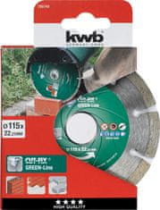 KWB diamantna rezalna plošča Cut-Fix 230x2,2 mm, Green-Line (49798840)