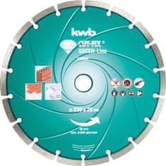 KWB diamantna rezalna plošča Cut-Fix 230x2,2 mm, Green-Line (49798840)