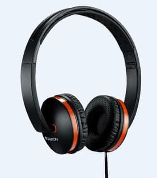 Canyon stereo slušalke z mikrofonom CNS-CHP4B, črne
