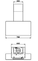 Faber kuhinjska napa Glam-Light EV8+ WH/T A80