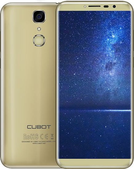 Cubot mobilni telefon X18, LTE, DualSIM, zlat