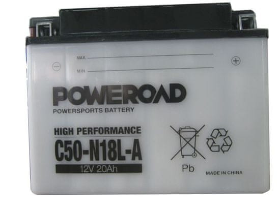 Uplus akumulator za motor Poweroad C50-N18L-A