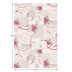 KONDELA Preproga Adeline 120x180 cm - kombinacija barv / romantični vzorec