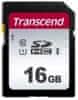 Transcend SDHC pomnilniška kartica 300S, 16 GB, 95/45 MB/s, C10, UHS-I U3, V30