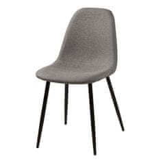 Design Scandinavia Jedilni stoli Wanda (SET 4), svetlo siva
