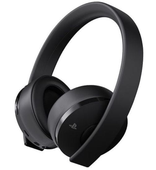 Sony brezžične stereo slušalke Gold za PlayStation 4, črne, (PS719455165)