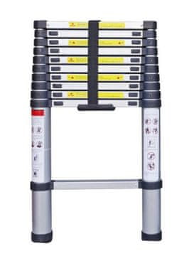Tark DLT214B teleskopska prislonilna lestev 4,4 m