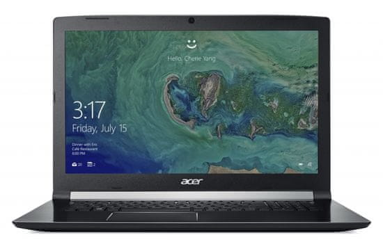Acer prenosnik Aspire 7 A717-71G-78B8 i7-7700HQ/16GB/SSD512GB/GTX1060/17,3FHD/Linux (NH.GPFEX.002)
