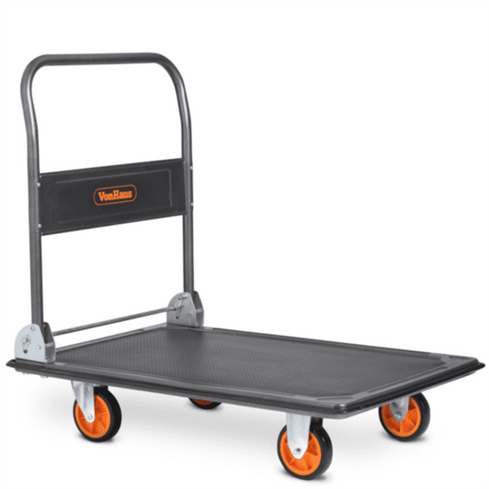VonHaus transportni platformni voziček, 300 kg - Odprta embalaža