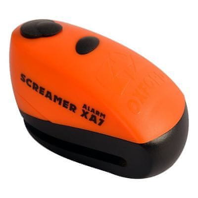 Oxford ključavnica z alarmom ScreamerXA7, oranžna/črna