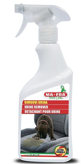 MA-FRA Pet Line čistilo za odstranjevanje madežev in vonja urina, aktivna formula, 500 ml