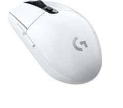 Logitech G305 gaming miška, Lightspeed, brezžična, bela (910-005291)