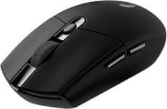 Logitech G305 Lightspeed gaming miška, brezžična, črna (910-005282)