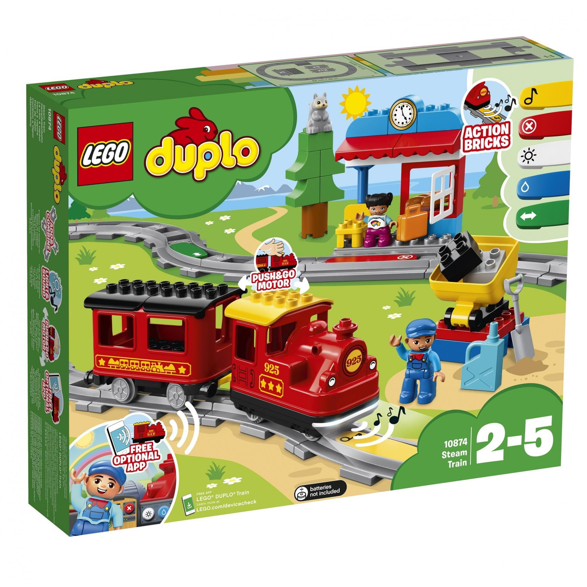 Lego duplo vlak na baterije deals