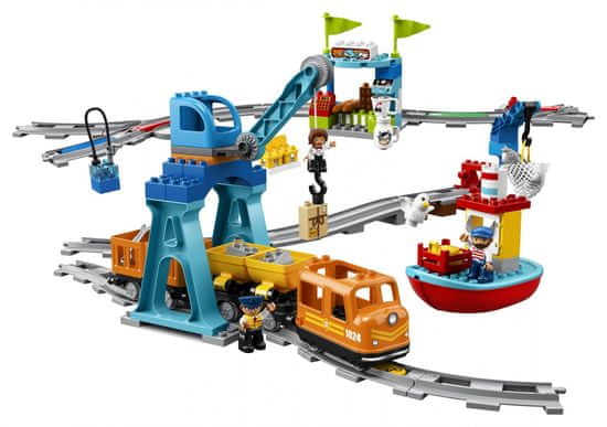 LEGO DUPLO Town 10875 Tovorni vlak - Odprta embalaža