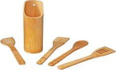 TimeLife set kuhinjskih pripomočkov s stojalom iz bambusa