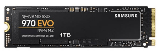 Samsung SSD disk 970 EVO 1 TB, M.2, PCI-e NVMe (MZ-V7E1T0BW)