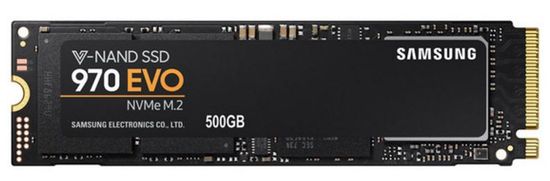 Samsung SSD disk 970 EVO 500 GB, M.2, PCI-e NVMe (MZ-V7E500BW)