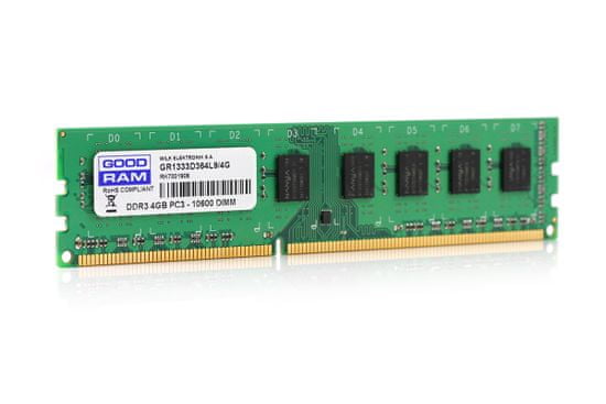 GoodRam RAM za namizne računalnike DDR3 4GB, PC3-12800 (1600MHz), CL11