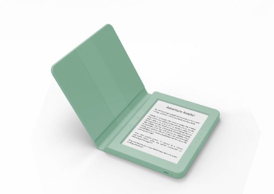 Bookeen e-bralnik Saga + silikonski ovitek, zelen
