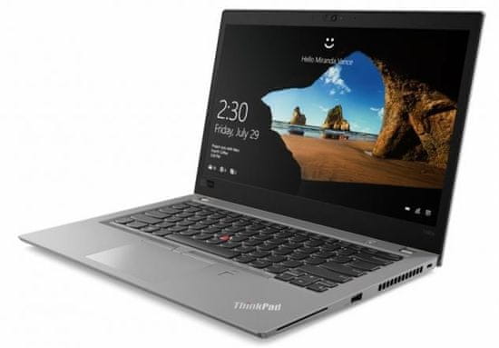Lenovo prenosnik ThinkPad T480s i7-8550U/8GB/SSD256GB/14FHD/W10P, srebrn (20L7003JSC)