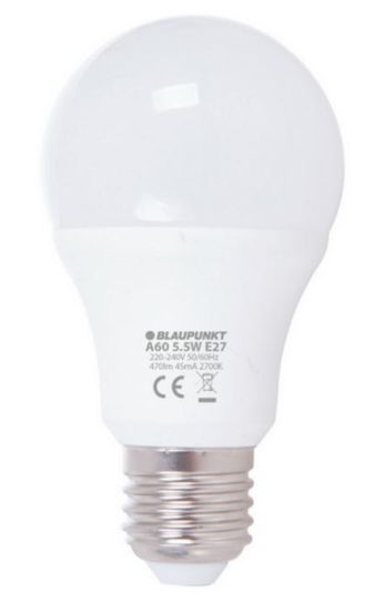 Blaupunkt LED žarnica 5,5 W, E27, 2700K (A60-12)