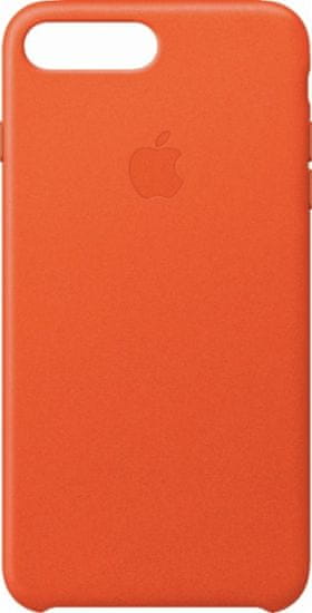 Apple usnjeni ovitek iPhone 8/7 Plus Leather Case - Bright Orange