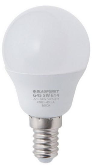 Blaupunkt LED žarnica 5W, E14, 3000 K (G45-14)