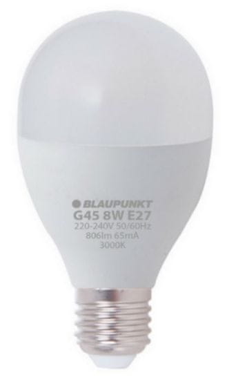 Blaupunkt LED žarnica 8 W, E27, 3000K (G45-2)