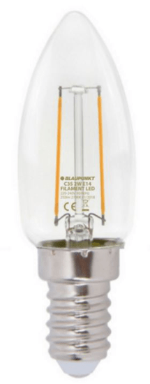 Blaupunkt LED filament žarnica 2 W, E14, 2700 K (C35)
