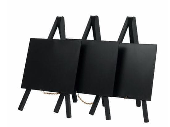 Securit table na trinožnih stojalih Mini 3, črne