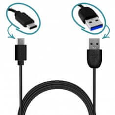 Puro kabel Type-C do USB, 10 Gbps, 1 m, črn
