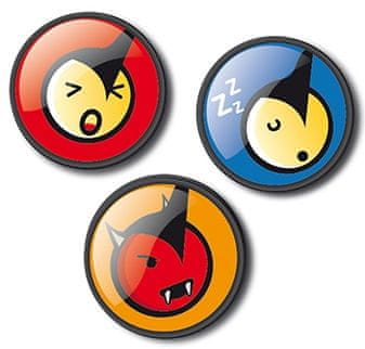 Nikidom Roller Pins Emoticons Fun komplet značk