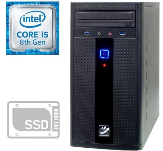 mimovrste=) namizni računalnik i5-8400/8GB/SSD256GB+HDD2TB/GTX1050Ti/FreeDOS (PC-G2855-M)