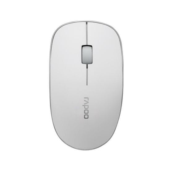 Rapoo brezžična optična miška 3510, 2,4 GHz, bela